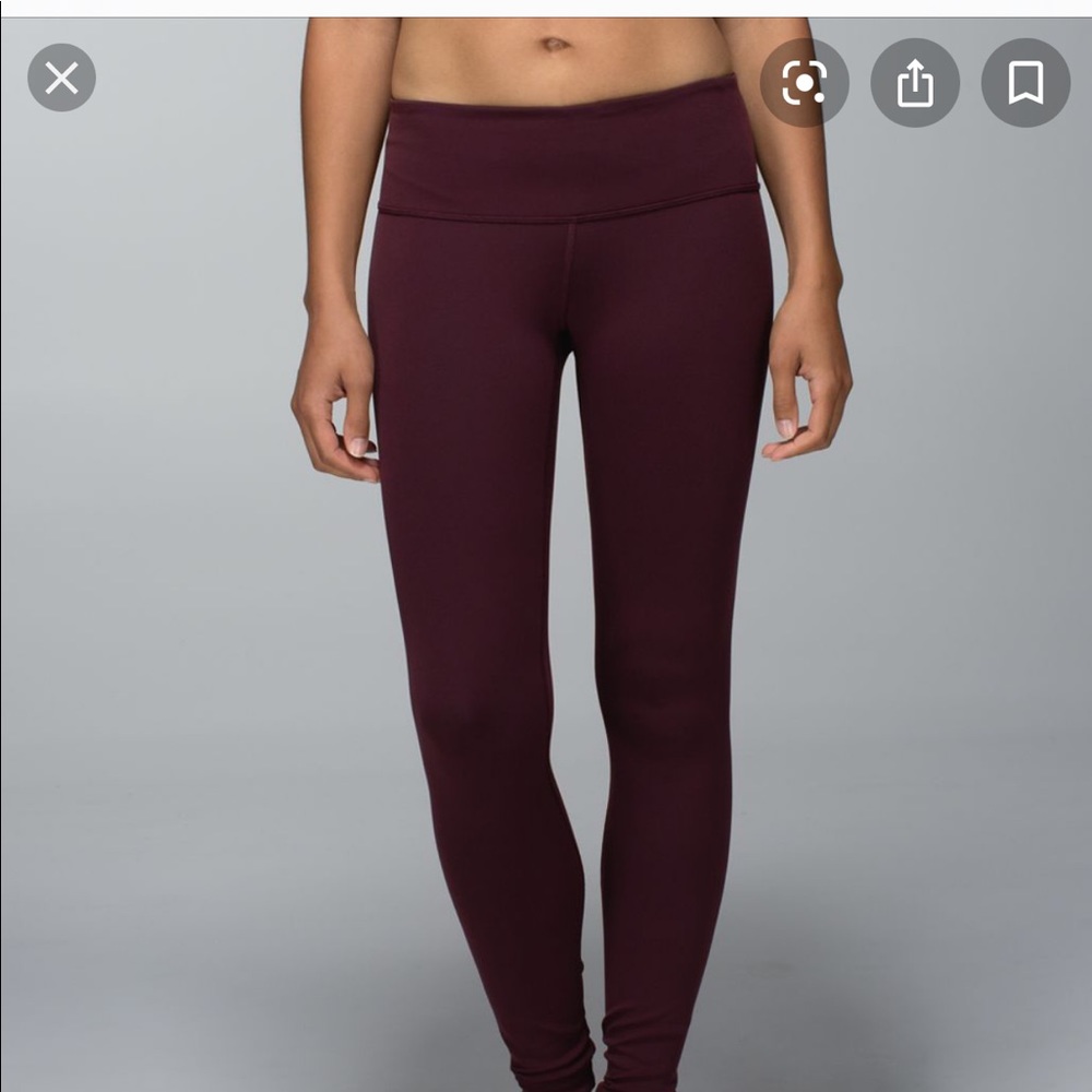 Lululemon Wunder Under Tight Pant 28 - size 2